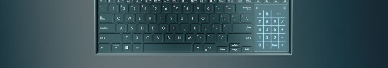 Profesionálny notebook ASUS ZenBook Pro Duo - NumebrPad