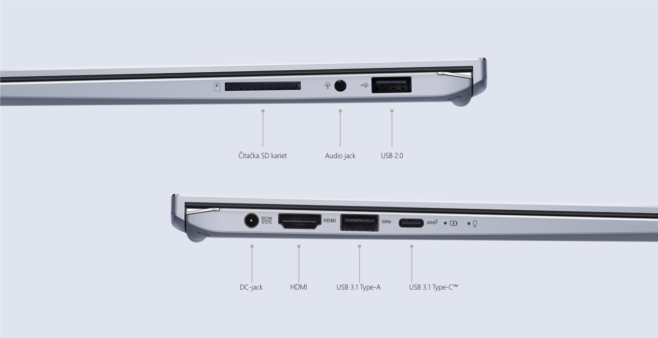 Štýlový notebook ASUS ZenBook 14 UM431DA