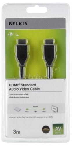 BELKIN HDMI-HDMI 1.4 AV kábel, 3m