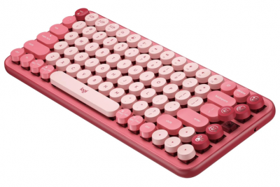 LOGITECH POP Keys bezdrôtová klávesnica ružová UK