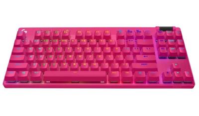 LOGITECH G Pro X TKL LightSpeed bezdrôtová klávesnica US ružová
