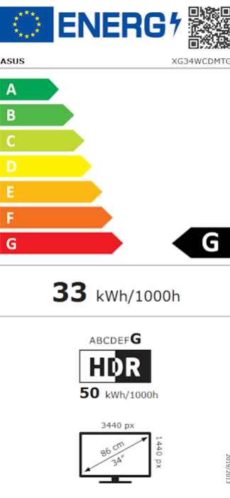 ASUS ROG Strix XG34WCDMTG 34"