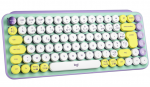 LOGITECH POP Keys bezdrôtová klávesnica fialová UK
